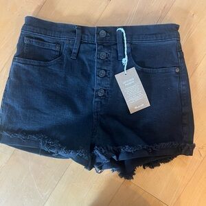 Madewell High Rise Denim Shorts